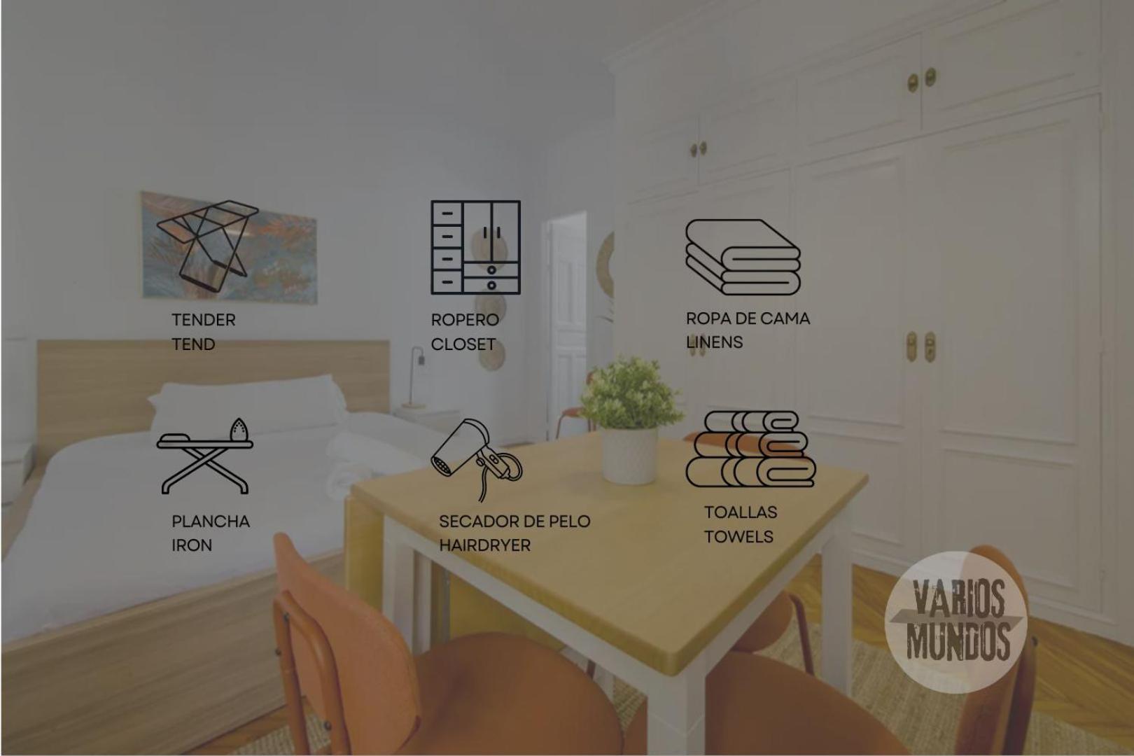 Petite E Chic Loft Para 3 En El Corazon De Madrid Luaran gambar